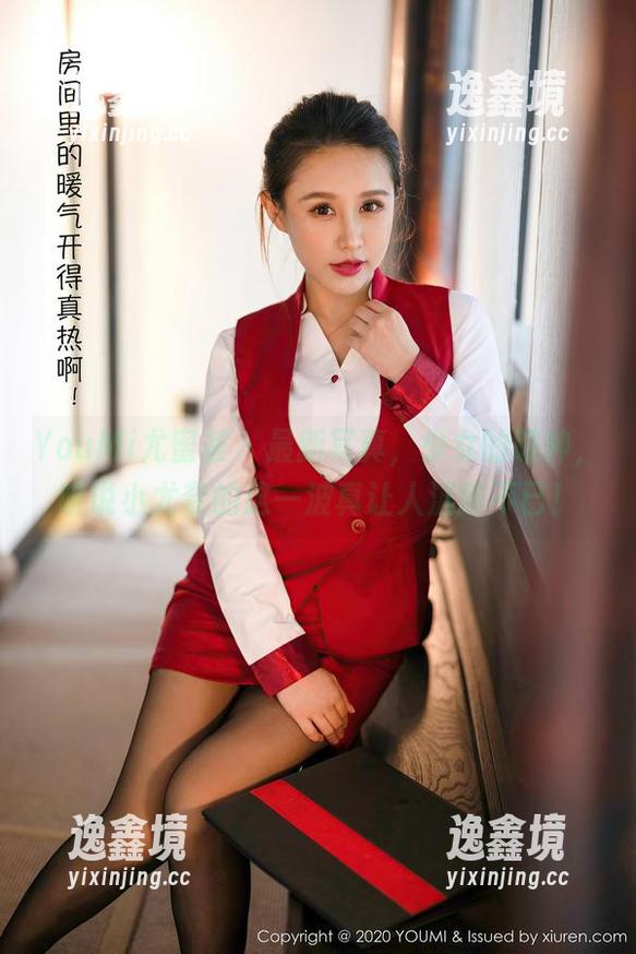 YouMi尤蜜荟 - 最新写真，少女的眼神，听说小尤奈的这一波真让人沉醉不已！