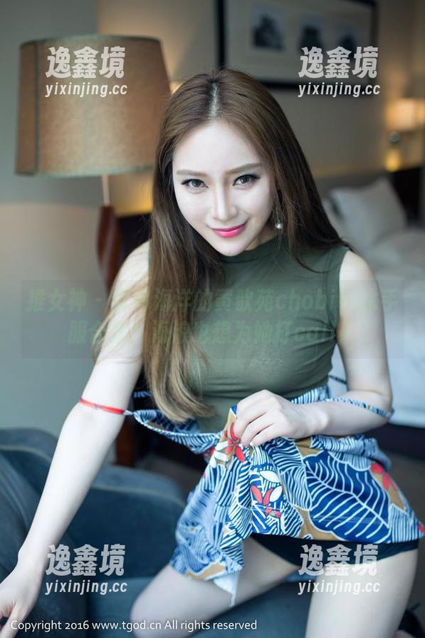 推女神 - 奔向海洋的黄歆苑chobits水手服合集：海浪也想为她打call！